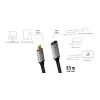 LogiLink USB-Kabel USB 3.2 Gen 2 CUA0105 0,5 m USB-C Schwarz Grau