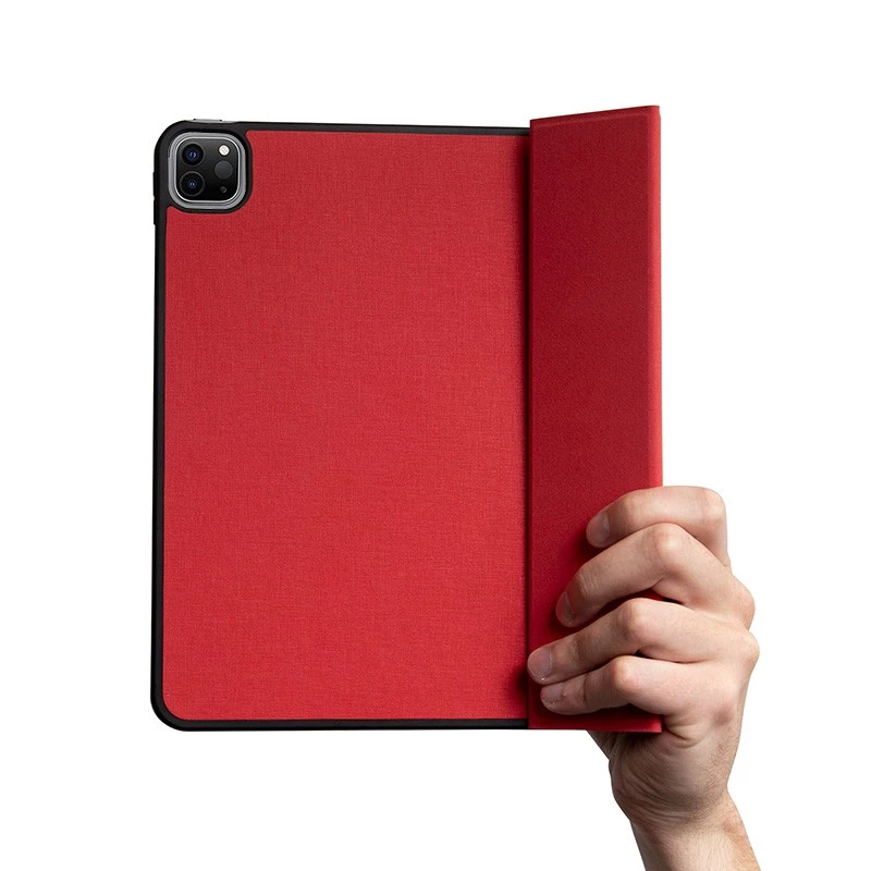 Folio Case Crong Flexfolio 27,7 cm (10,9 Zoll) für iPad 11 Pro Air Rot