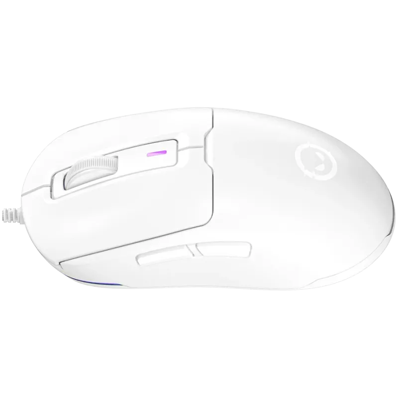 LORGAR MSA10, Ultralight Wired Gaming Maus Advanced, weiß