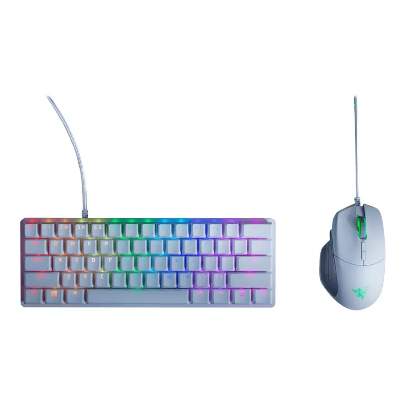 Mechanische Gaming-Tastatur Razer Huntsman Mini 60% Weiß USB QWERTY US International Optische Schalter