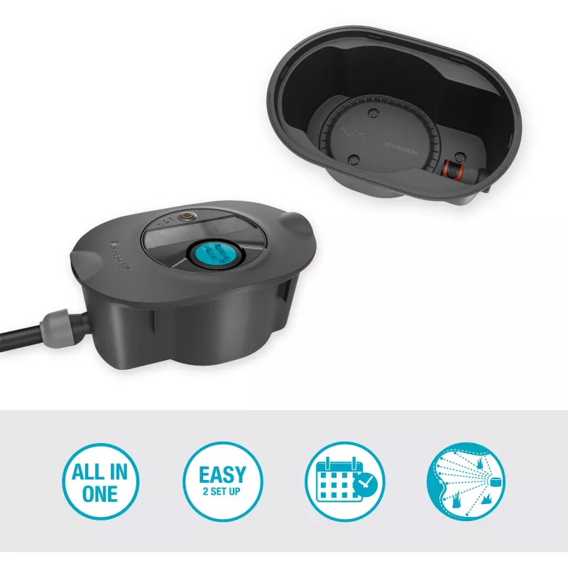 Gardena AquaPrecise Kreisregner Schwarz Grün 1 Stk.