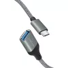 LogiLink USB 3.2 Gen1 Typ-C-Adapter C/M auf USB-A/F OTG Aluminium 0,15 m