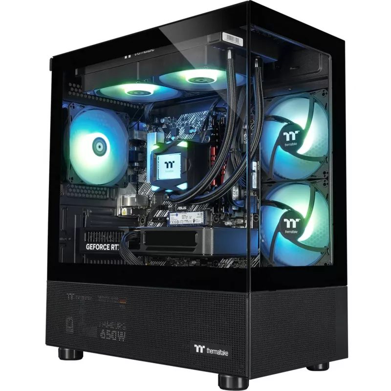 FTW V170A 5060Ti Schwarz, Gaming-PC schwarz/transparent, Windows 11 Home