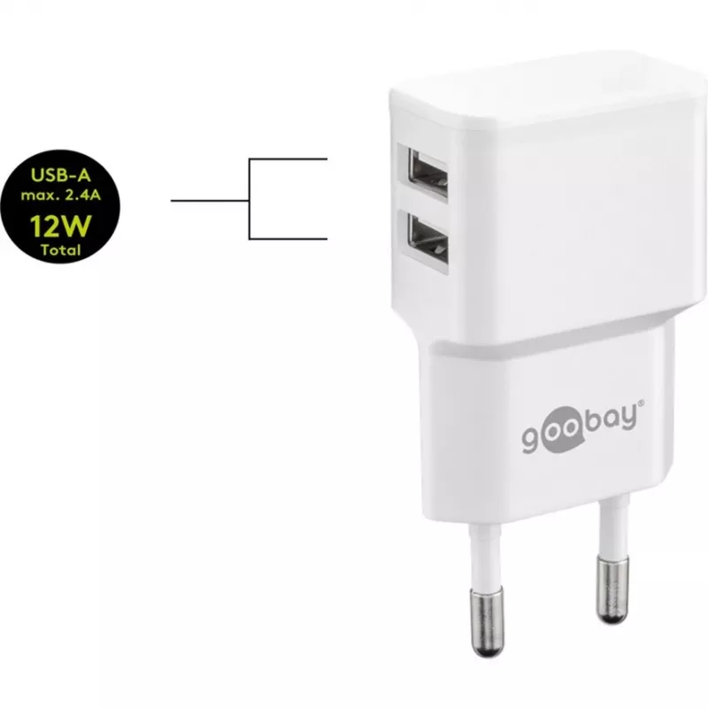 Goobay 44985 Mobiltelefonkabel Weiß