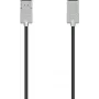 Hama Ultra-schlank HDMI-Kabel 1 m HDMI Typ A (Standard) Schwarz, Silber