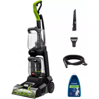 Bissell | PowerWash Pet, aufrechter Teppich- und Polsterreiniger | 3878N | Kabelgebundener Betrieb | Handgerät | Waschfunktion | 600 W | Schwarz/Limette | Garantie 24 Monate