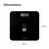Digitale Personenwaage Salter 9224 BK3RFEU16 Eco Power Schwarz