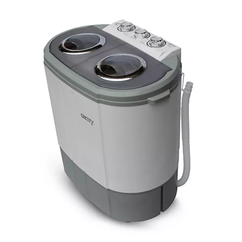 Camry Premium CR 8052 Waschmaschine Toplader 3 kg Grau, Weiß