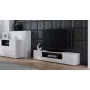Cama TV-Ständer VIVA 180 weiß/weiß glänzend + schwarz