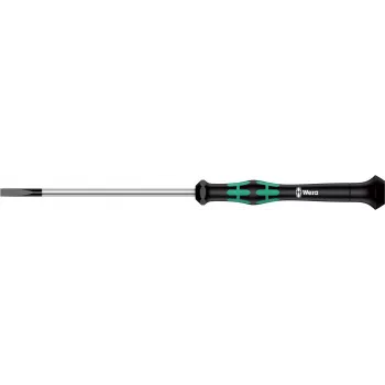 Wera 2035 Schlitz Elektronik-Schraubendreher Klingenbreite 3,5 mm Klingenlänge 80 mm DIN 5264-A, ISO (05118012001)
