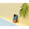 Handyhülle man and wood für iPhone 12 mini — Denim Schwarz