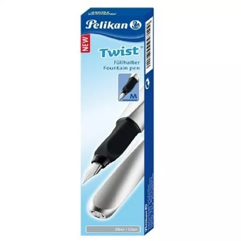 Füllfederhalter Pelikan 947101 integriertes Füllsystem Silber