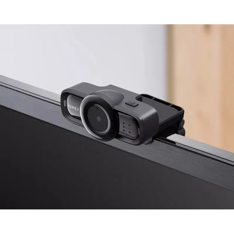 Webcam AUKEY PC-LM3 2 MP 1920 x 1080 Pixel USB 2.0 Schwarz