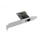 Interne Ethernet-Netzwerkkarte LANBERG PCE-1GB-201, PCI Express, 1× RJ-45 Gigabit (1000 Mbit/s), schwarz