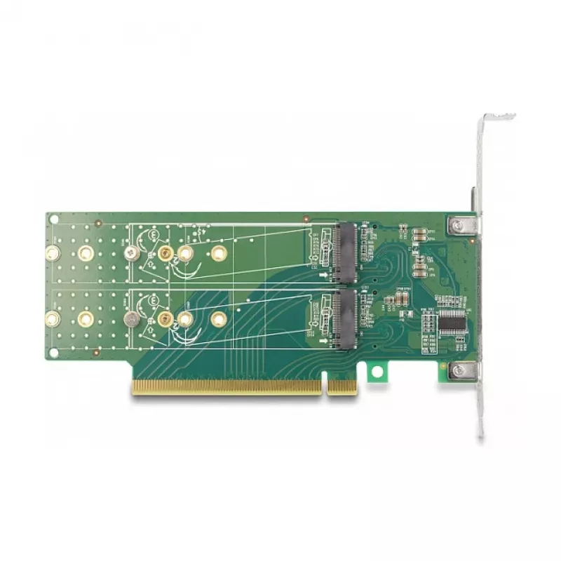 DeLOCK PCI Express 4.0 x16 Karte auf 4 x interne NVMe M.2 Key M 110 mm