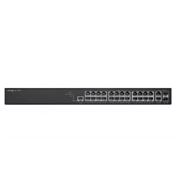 GS-2426P Managed L2 Gigabit Ethernet (10/100/1000) Power over Ethernet (PoE) 1U Schwarz