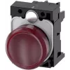 Siemens Meldeleuchte flach Rot 230 V/AC SIRIUS ACT 3SU1106-6AA20-1AA0 1 Stk. (3SU1106-6AA20-1AA0)