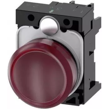 Siemens Meldeleuchte flach Rot 230 V/AC SIRIUS ACT 3SU1106-6AA20-1AA0 1 Stk. (3SU1106-6AA20-1AA0)