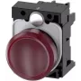 Siemens Meldeleuchte flach Rot 230 V/AC SIRIUS ACT 3SU1106-6AA20-1AA0 1 Stk. (3SU1106-6AA20-1AA0)