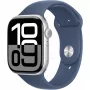 Apple Watch S10 Silber Aluminium Sport Band Denim - S/M GPS + Cellular 46mm MWY03QF/A 2024