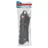 Power-Verlängerung ESPERANZA ELK215K – 3 m Kabel, 5 Typ-E-Schutzkontaktsteckdosen, für den Innenbereich, schwarz