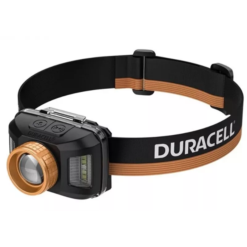 Duracell DH400 Stirnlampe schwarz, orange