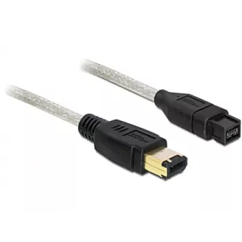FireWire-Kabel DeLOCK 82595 1 m Grau Stecker/Stecker