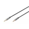 Digitus Audioverbindungskabel 3,5 mm Klinke auf 3,5 mm Klinke 1,8 m Schwarz