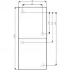 BUSCH JAEGER BJ 20-02EW-53 Steckdose mit Klappdeckel senkrecht 2f ocean IP44 Grau/Blau