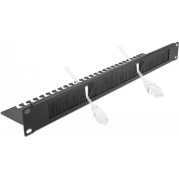Brush Panel DeLOCK 19 Zoll Kabelmanagement-Bürstenleiste 66484