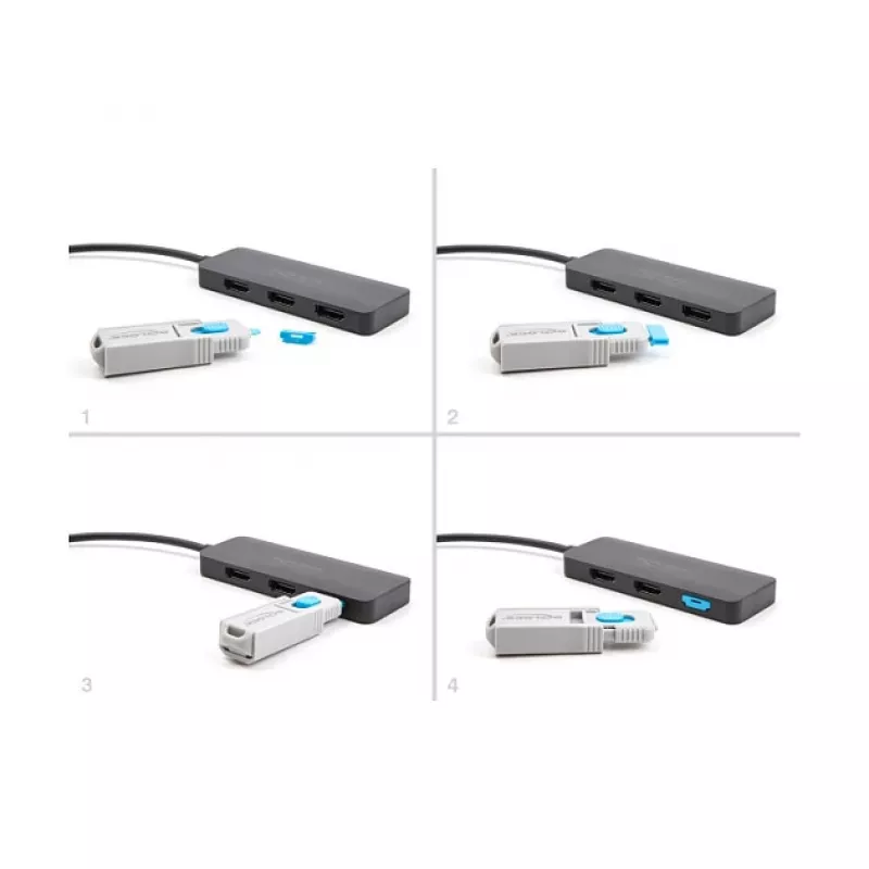 DeLOCK Port Blocker HDMI Buchse 10er-Pack Blau