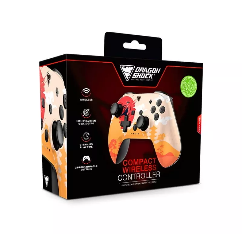 Dragonshock PopTop Compact - Gamepad - Nintendo Switch - Schaltfläche Zurück - D-Pad - Home button - Reset-Taste - Kabellos - Bluetooth - USB Typ-C (D