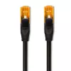 Ethernet-Patchkabel QOLTEC UTP Cat6 10 m, 2×RJ45, schwarz