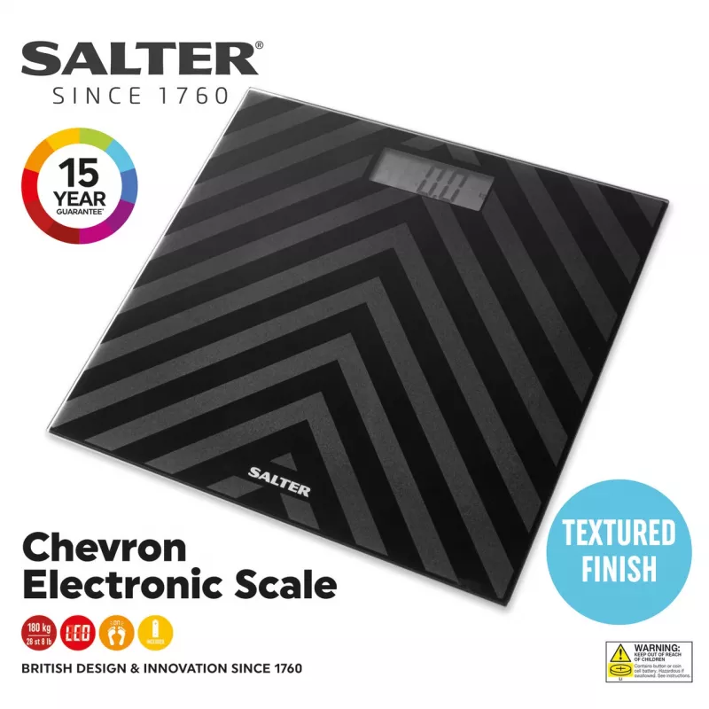 Badezimmerwaage Salter SA00287 BACFEU16 Chevron Two Tone