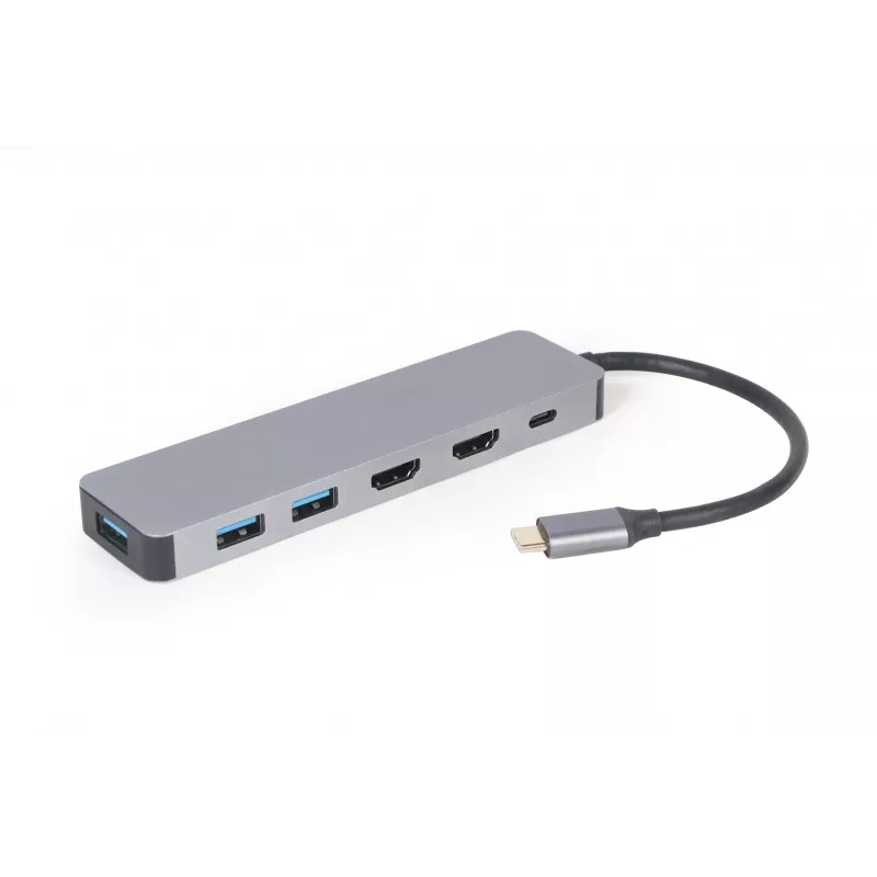 Gembird A-CM-COMBO3-03 USB Type-C 3-in-1 Multi-Port-Adapter (Hub + HDMI + PD)