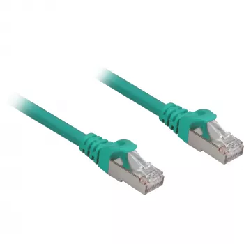 Netzwerkkabel Sharkoon Cat.6a SFTP RJ-45 Cat6a 0,25 m Grün