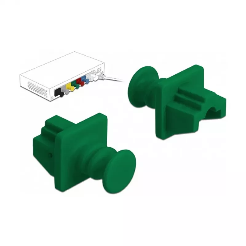 Staubschutzkappe DeLOCK 86512 RJ-45 10 Stück