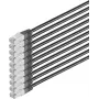 Netzwerkkabel ShiverPeaks 75711-H0.5S-SET10 Cat 6 S/FTP PIMF, 0,5 mm Leiter, 10er-Set