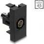 BNC-Modul DELOCK 90960 Easy 45 Schwarz — BNC-Anschlussmodul, 45° abgewinkelt