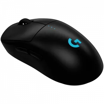 Gaming-Maus Logitech G PRO 2 LIGHTSPEED RF Wireless, HERO 2-Sensor, 32000 DPI, 1 ms, 8 Tasten, beidhändig, 95 h Akku
