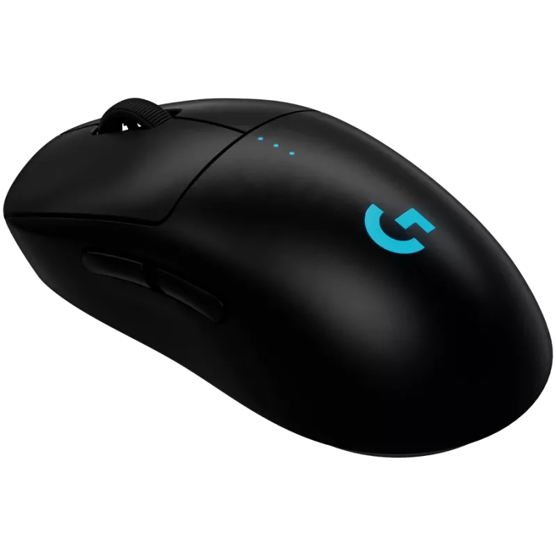 Gaming-Maus Logitech G PRO 2 LIGHTSPEED RF Wireless, HERO 2-Sensor, 32000 DPI, 1 ms, 8 Tasten, beidhändig, 95 h Akku