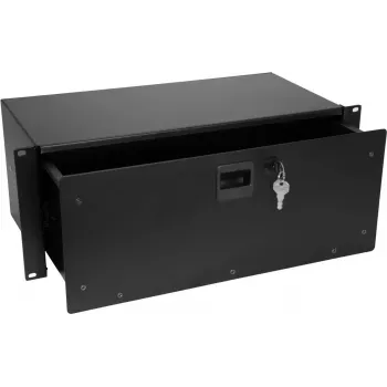 Rack-Schublade Omnitronic SN-4 4U mit Schloss — 4U rackmontierte Schublade zur Aufbewahrung von Geräten