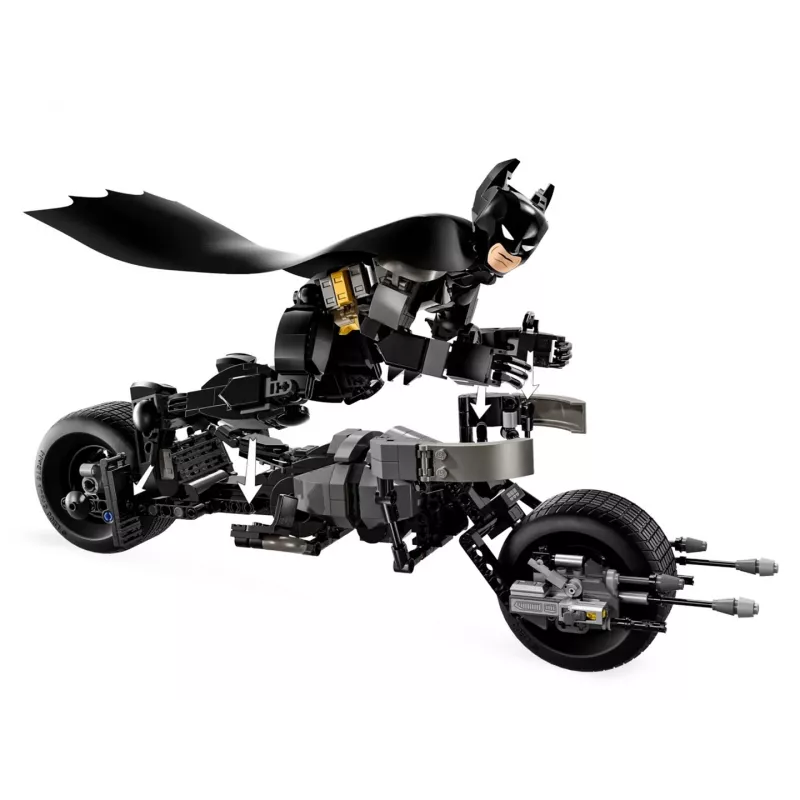 LEGO® DC Batman™: Betmenos konstruierbare Figur und Motorrad 76273