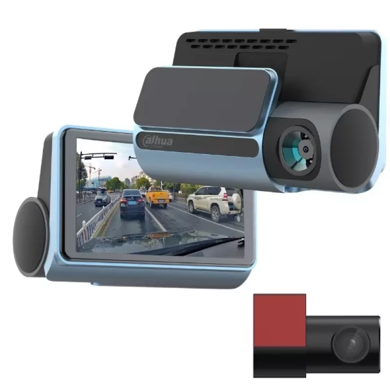 Dahua Technology DHI-DAE-HC3511GW-S8 Dashcam 4K Ultra HD Wi-Fi USB Schwarz, Blau