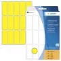 HERMA - Permanent haftende Etiketten - Gelb - 20 x 50 mm 480 Etiketten (32 Blatt x 15) (2411)