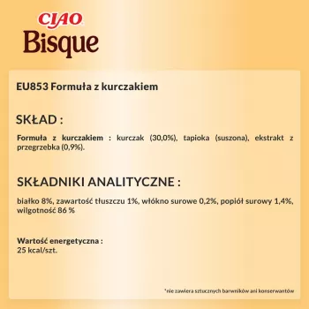 Nassfutter für Katzen Inaba Foods CIAO dicke Hühnersuppe 40 g Beutel