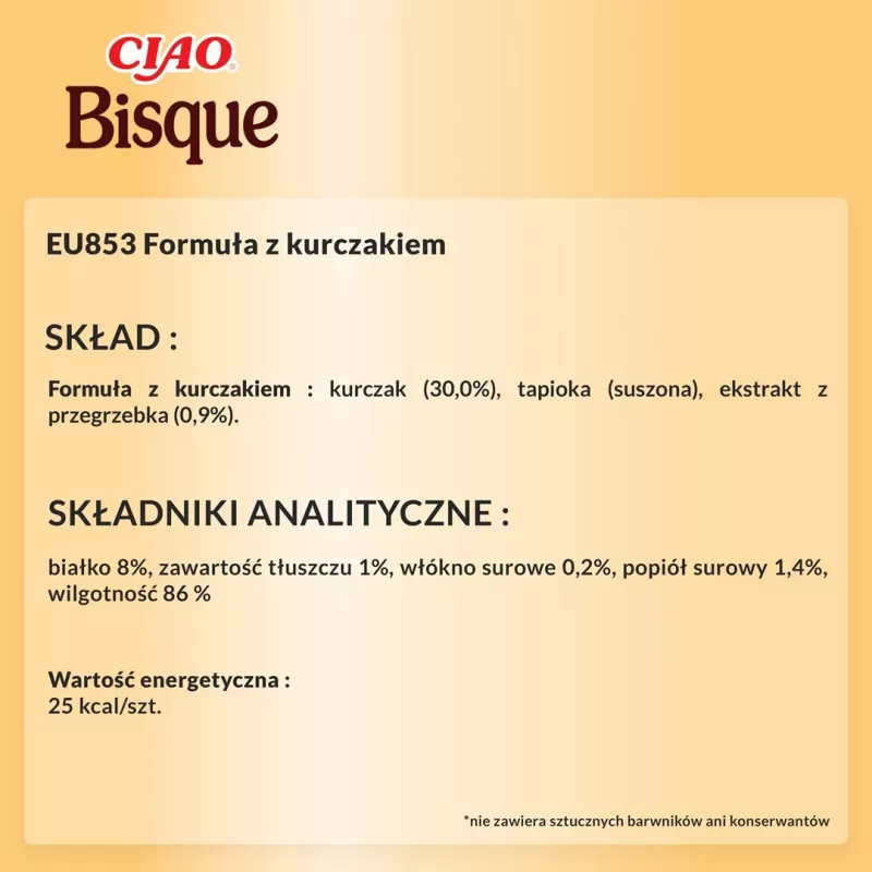 Nassfutter für Katzen Inaba Foods CIAO dicke Hühnersuppe 40 g Beutel