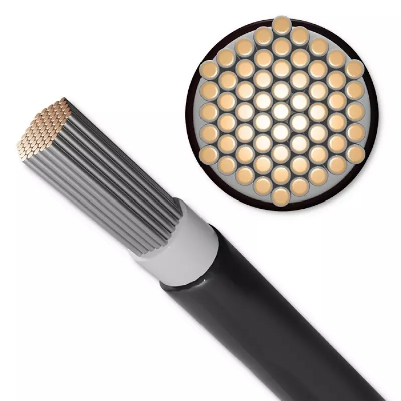Qoltec 53853 Photovoltaik-Solarkabel | 6mm² | 100m | schwarz
