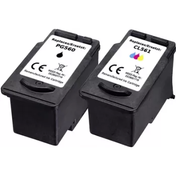 Renkforce Ink Combination-Pack ersetzt Canon PG-560 + CL-561 (3713C006) kompatibel Schwarz, Cyan, Magenta, Gelb RF-I-C-PG560CL561BKCMY2PK RF-5706084 (RF-5706084)