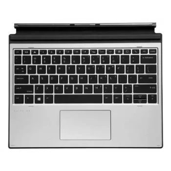 HP L67436-051 Mobilgerät-Tastatur AZERTY Französisch Pogo Pin Silber